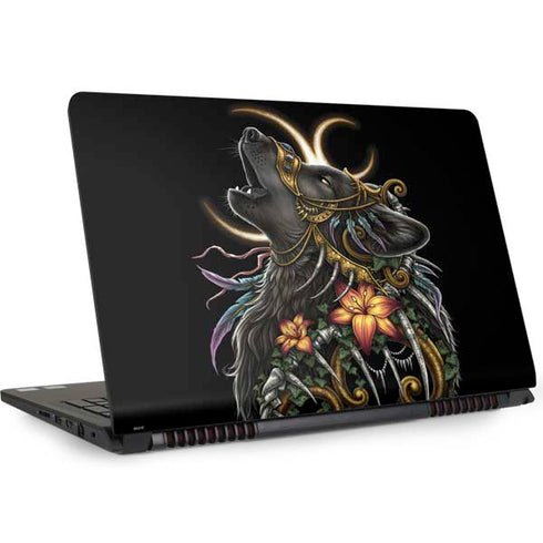 Wolf Howling by Sarah Richter Dell Inspiron Skin